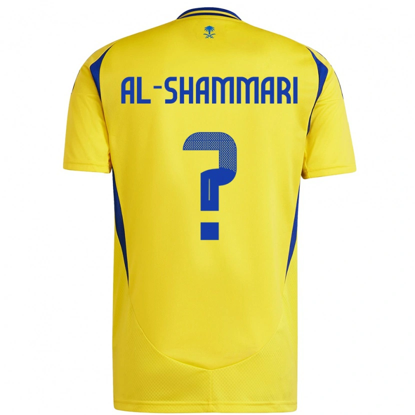 Danxen Kid Mansour Al-Shammari #0 Yellow Blue Home Jersey 2024/25 T-Shirt