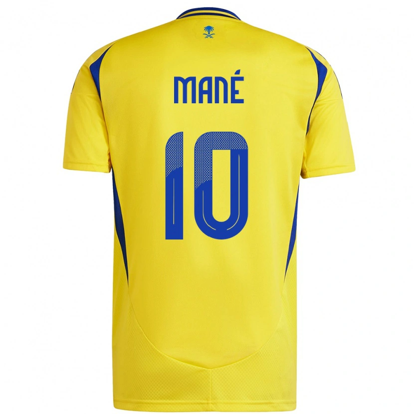 Danxen Kid Sadio Mané #10 Yellow Blue Home Jersey 2024/25 T-Shirt