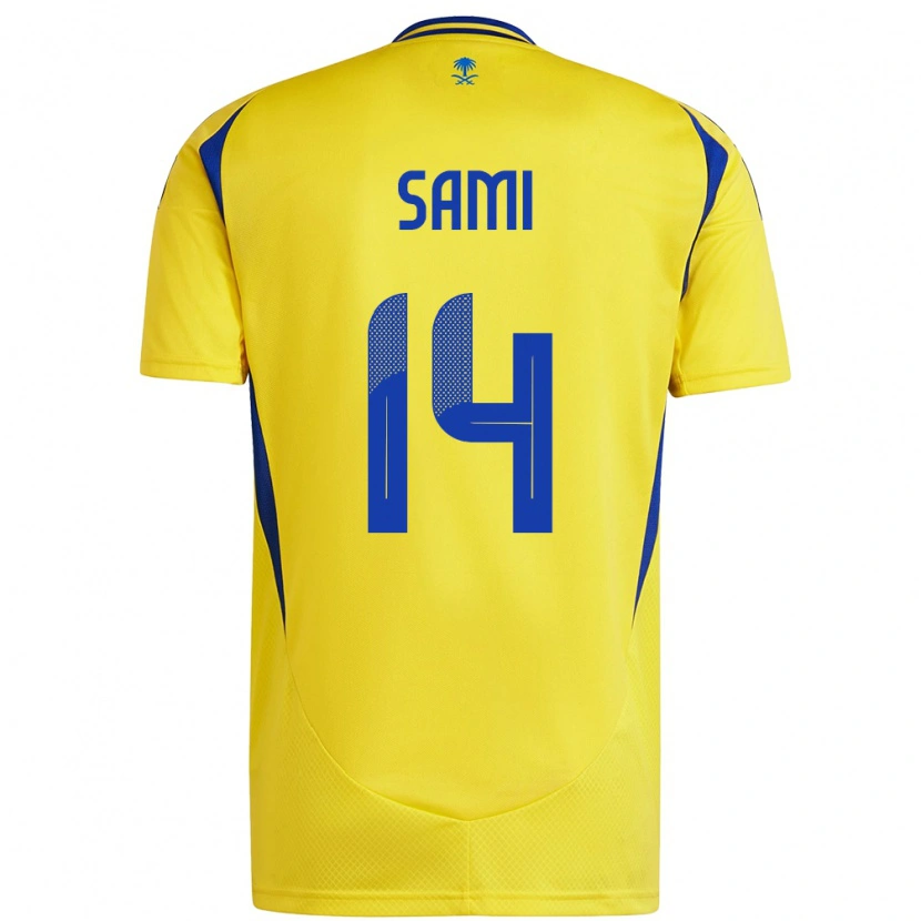 Danxen Kid Sami Al-Najei #14 Yellow Blue Home Jersey 2024/25 T-Shirt