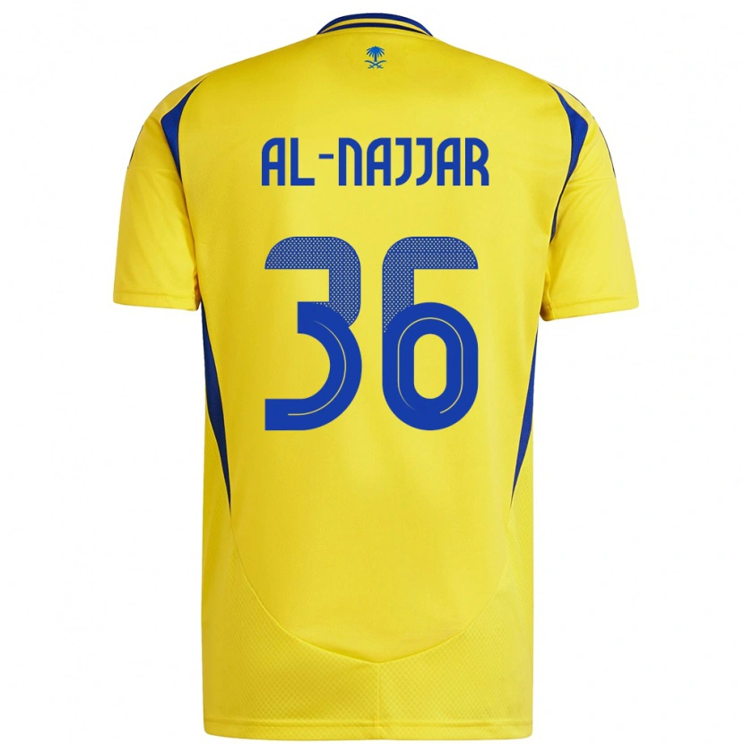 Danxen Kid Raghed Al-Najjar #36 Yellow Blue Home Jersey 2024/25 T-Shirt