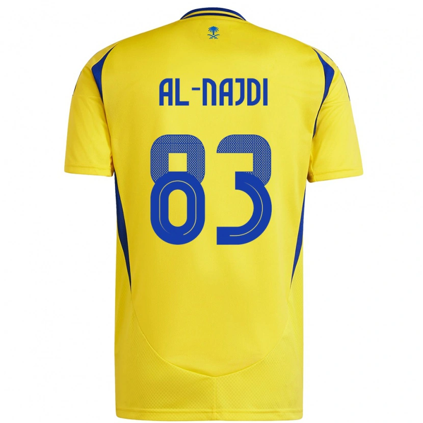 Danxen Kid Salem Al-Najdi #83 Yellow Blue Home Jersey 2024/25 T-Shirt