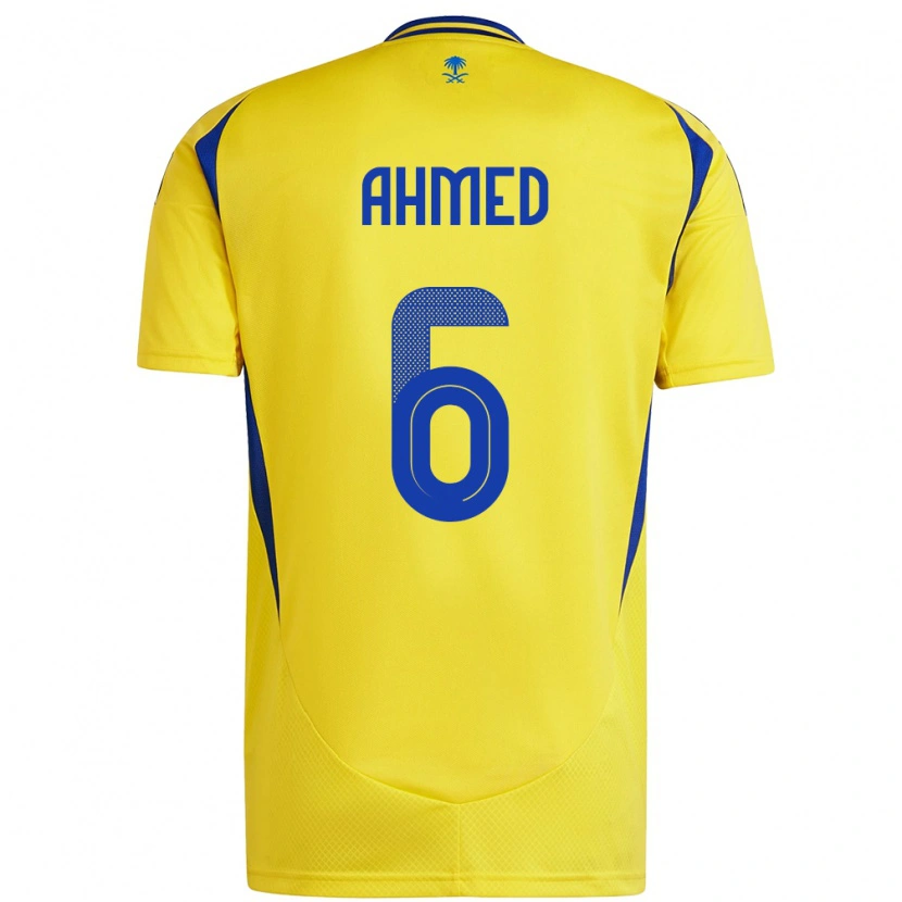 Danxen Kid Aseel Ahmed #6 Yellow Blue Home Jersey 2024/25 T-Shirt