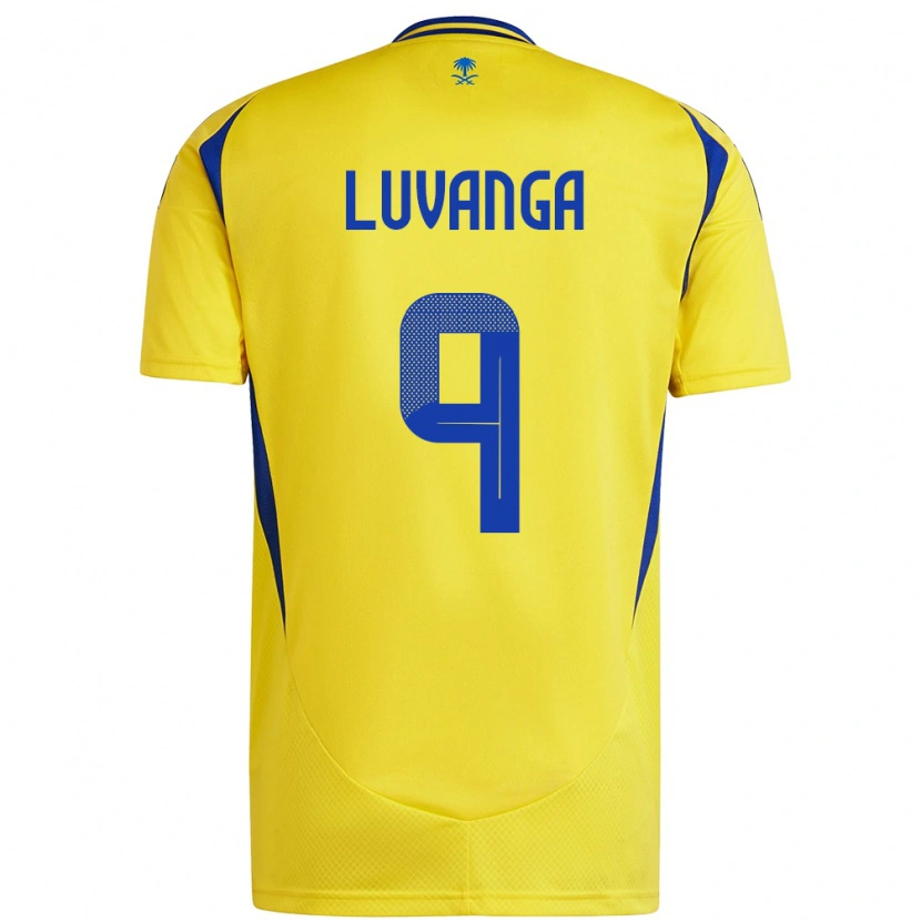 Danxen Kid Clara Luvanga #9 Yellow Blue Home Jersey 2024/25 T-Shirt