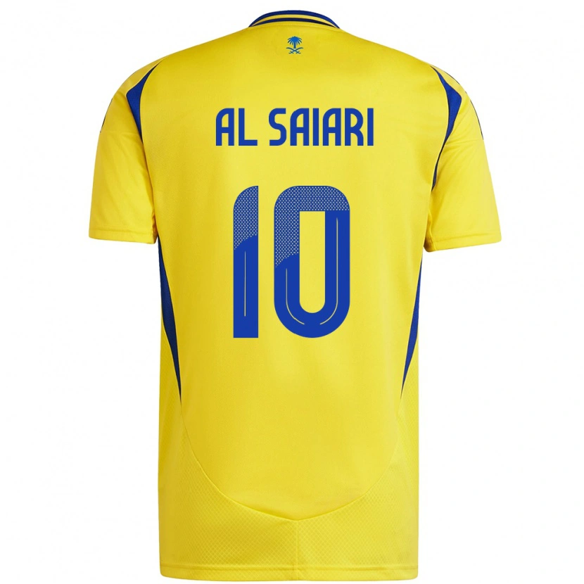 Danxen Kid Mubarkh Al-Saiari #10 Yellow Blue Home Jersey 2024/25 T-Shirt