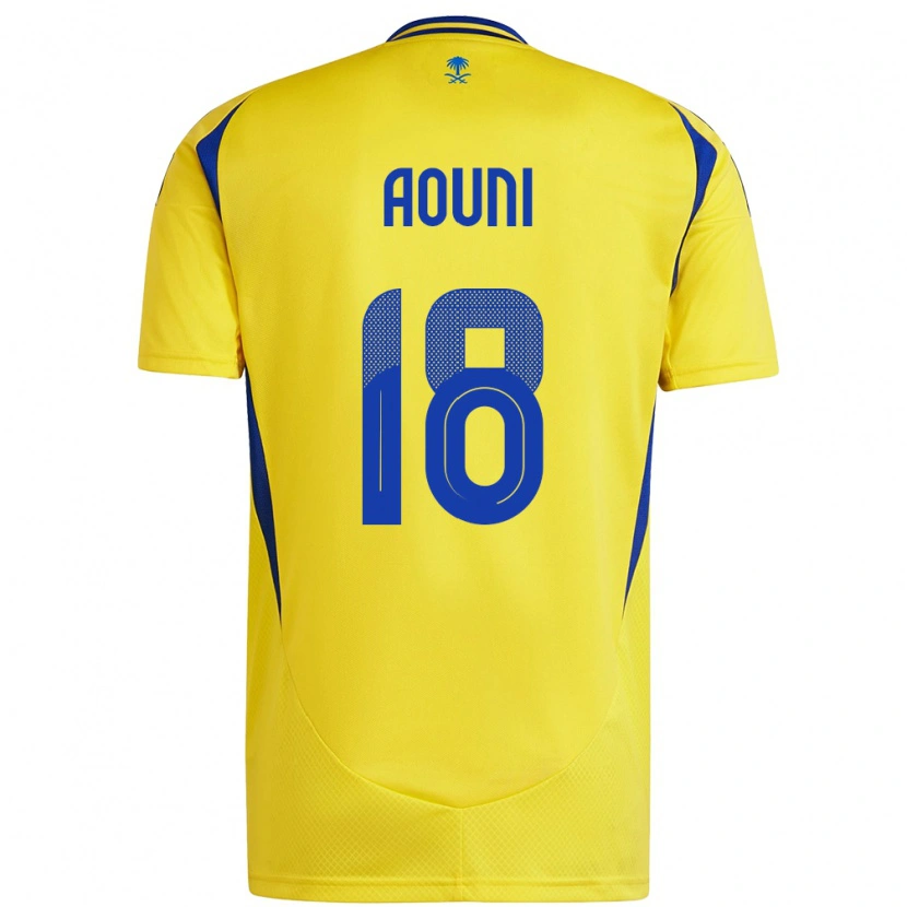 Danxen Kid Samia Aouni #18 Yellow Blue Home Jersey 2024/25 T-Shirt