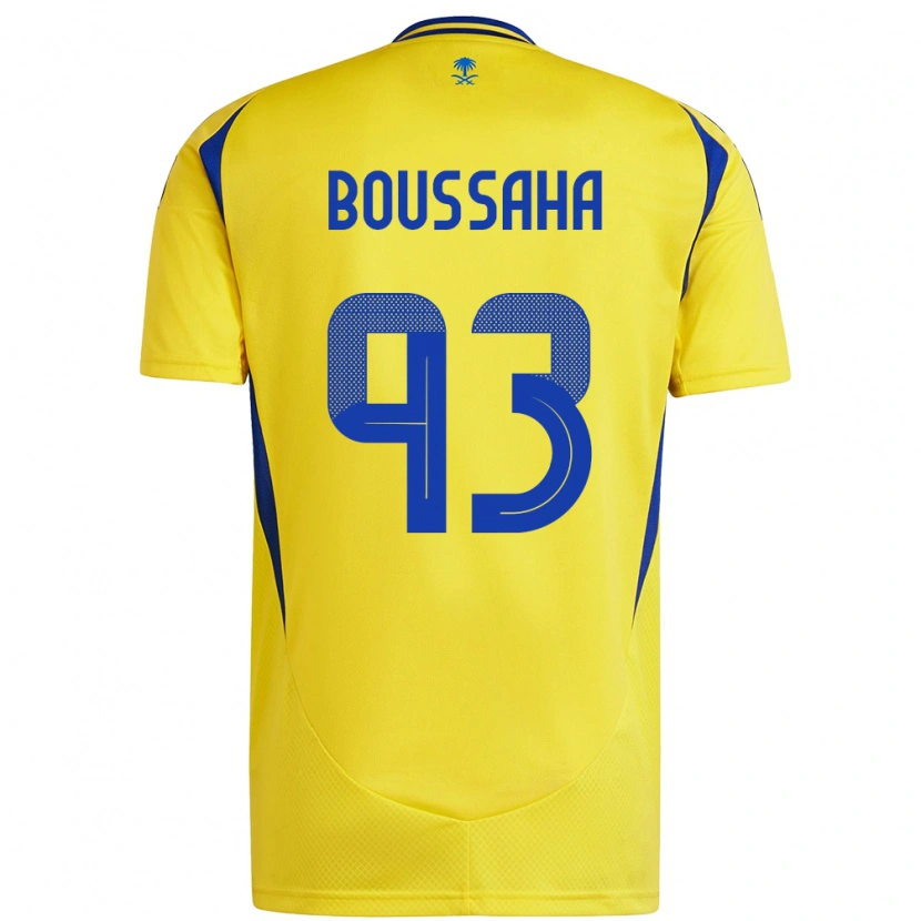 Danxen Kid Lina Boussaha #93 Yellow Blue Home Jersey 2024/25 T-Shirt