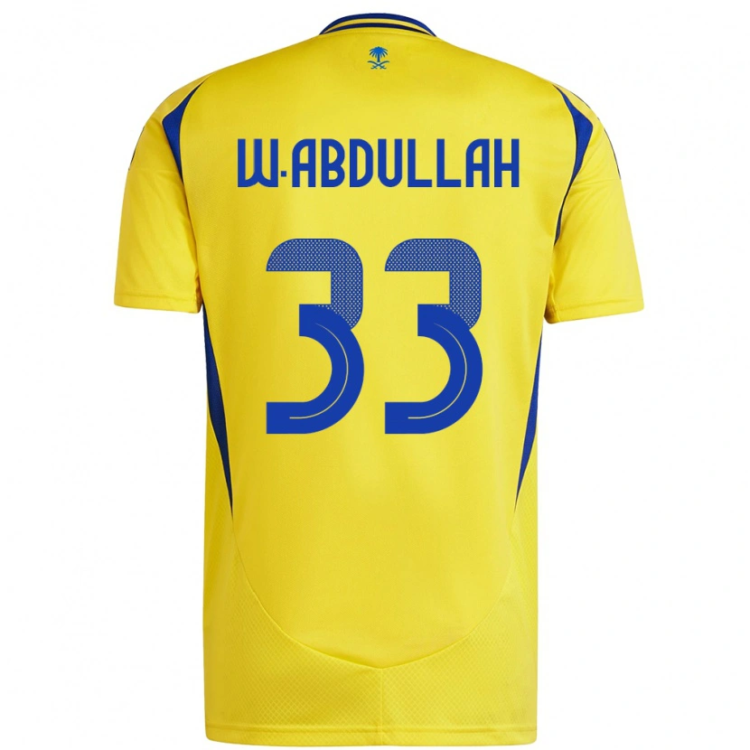 Danxen Kid Waleed Abdullah #33 Yellow Blue Home Jersey 2024/25 T-Shirt