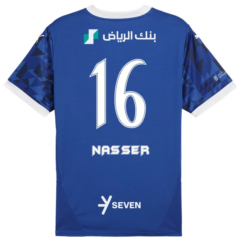 Danxen Kid Nasser Al-Dawsari #16 Dark Blue White Home Jersey 2024/25 T-Shirt