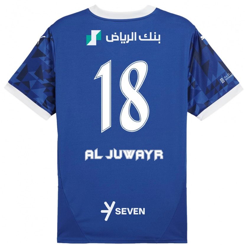 Danxen Kid Musab Al-Juwayr #18 Dark Blue White Home Jersey 2024/25 T-Shirt