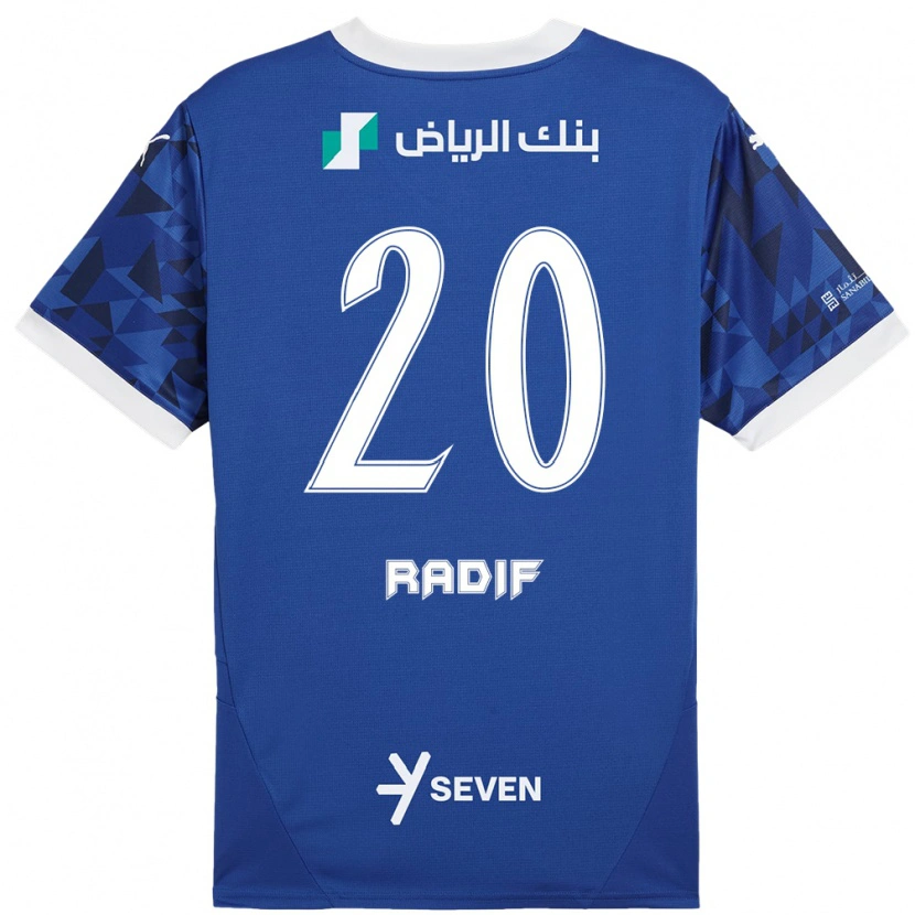 Danxen Kid Abdullah Radif #20 Dark Blue White Home Jersey 2024/25 T-Shirt