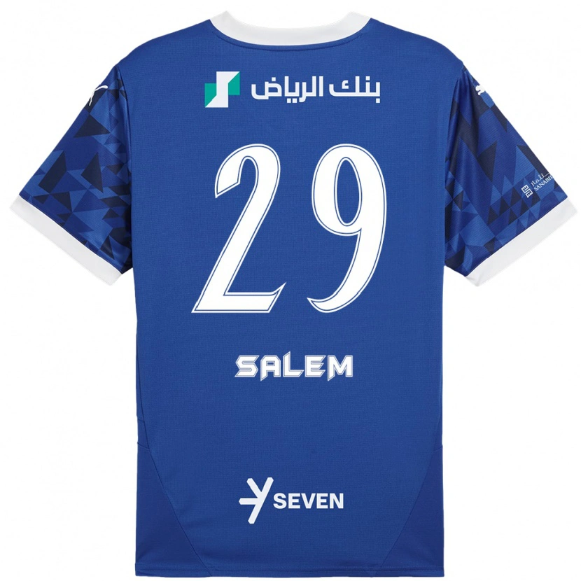 Danxen Kid Salem Al-Dawsari #29 Dark Blue White Home Jersey 2024/25 T-Shirt