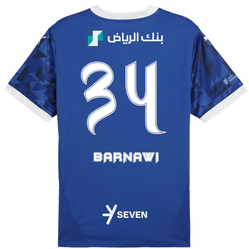 Danxen Kid Saleh Barnawi #34 Dark Blue White Home Jersey 2024/25 T-Shirt