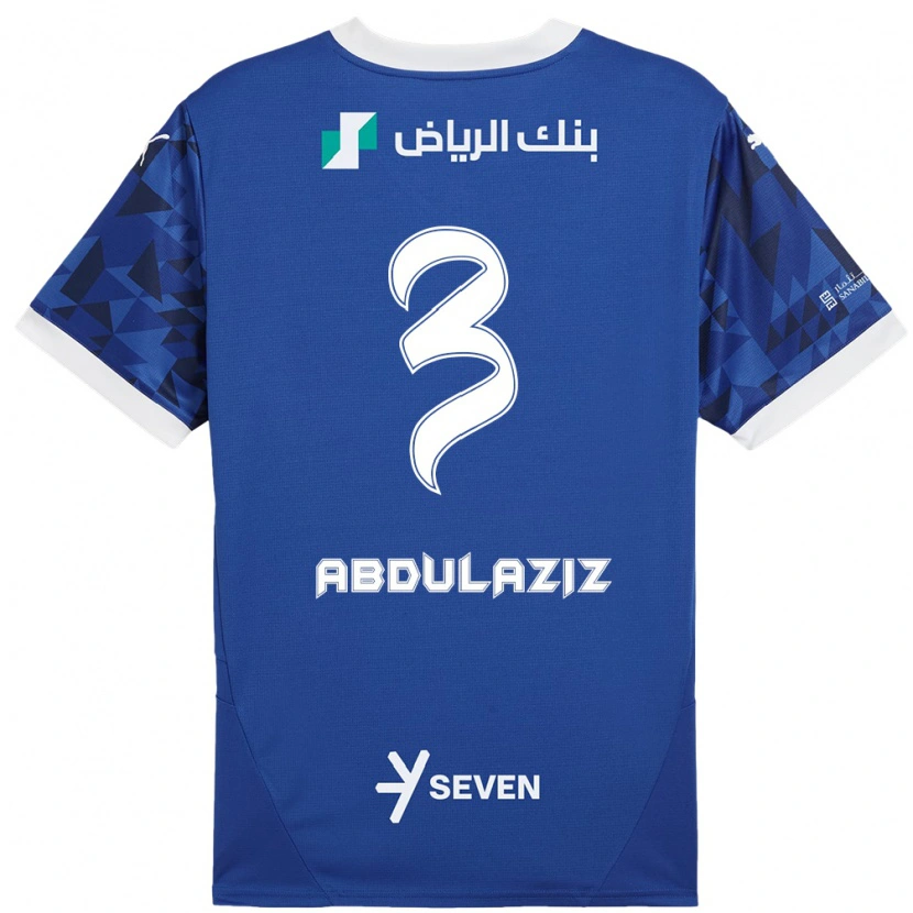 Danxen Kid Al Jawhara Abdulaziz #3 Dark Blue White Home Jersey 2024/25 T-Shirt