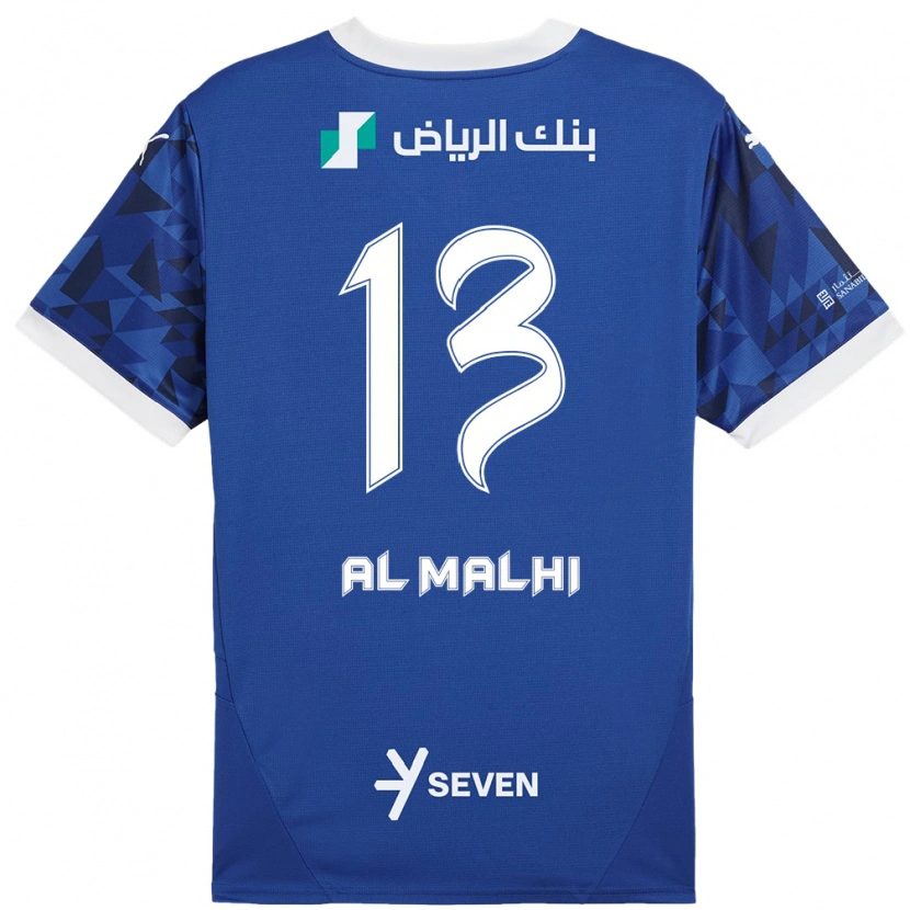 Danxen Kid Al Muhra Al-Malhi #13 Dark Blue White Home Jersey 2024/25 T-Shirt