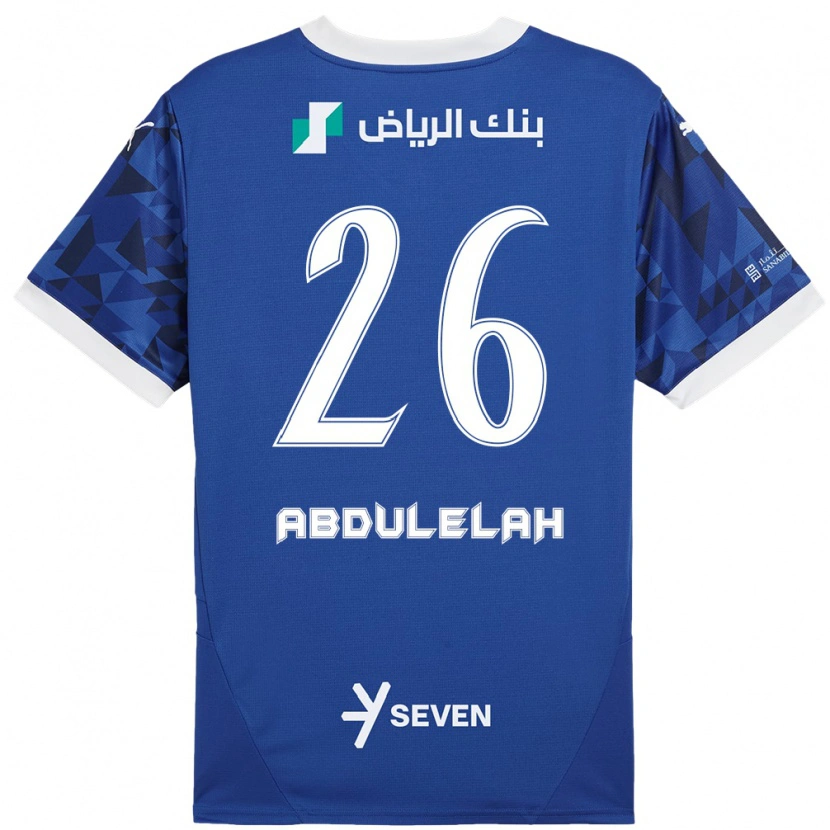 Danxen Kid Abdulelah Al-Malki #26 Dark Blue White Home Jersey 2024/25 T-Shirt