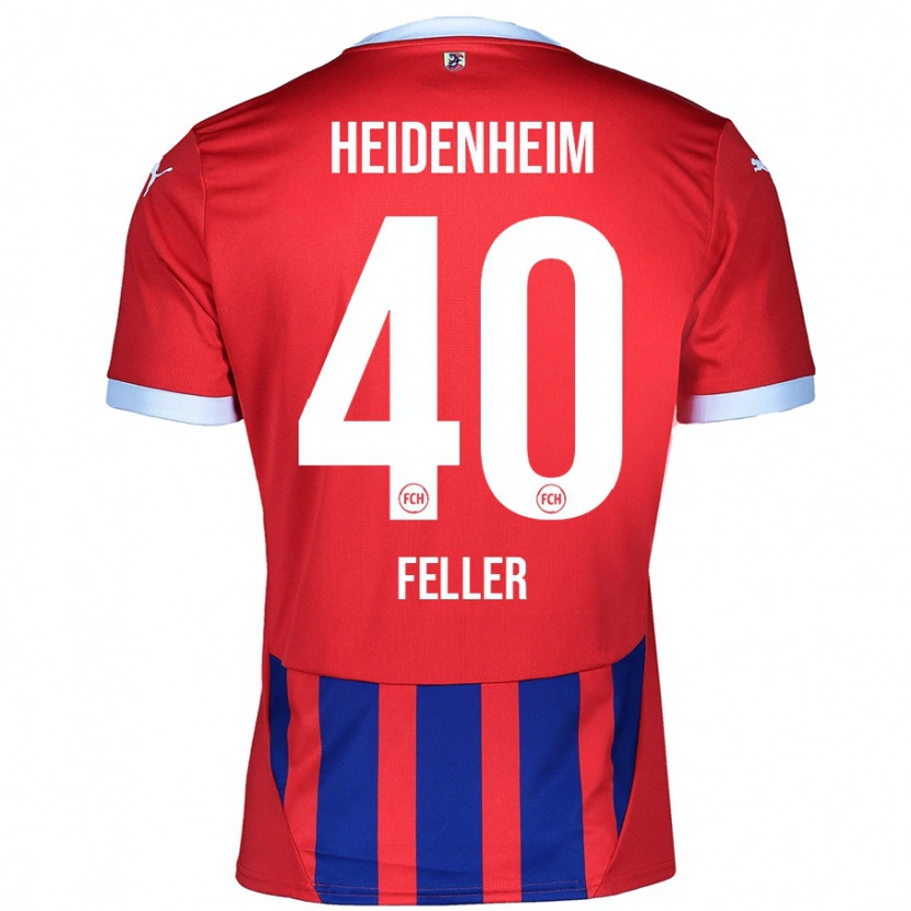 Danxen Kid Frank Feller #40 Red Blue Home Jersey 2024/25 T-Shirt