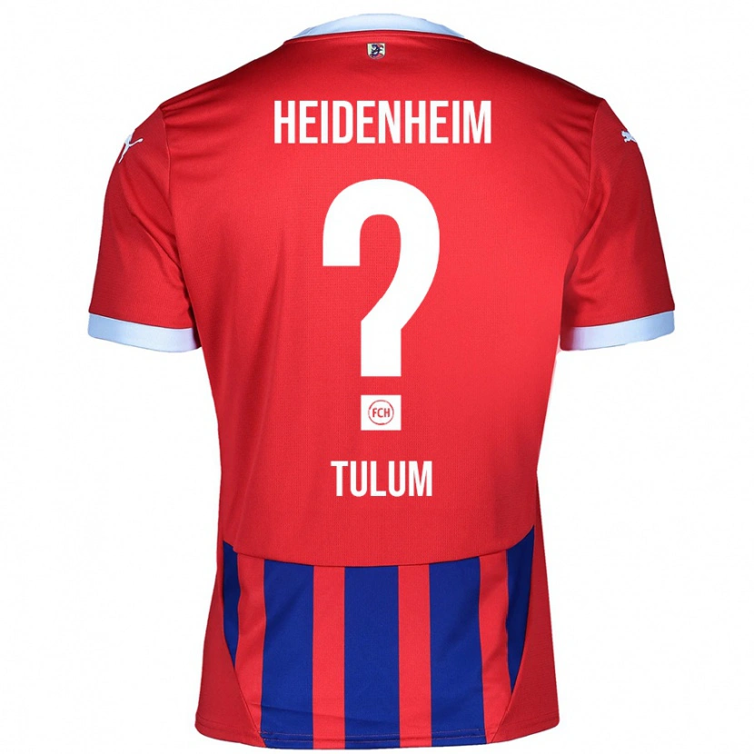 Danxen Kid Melih Tulum #0 Red Blue Home Jersey 2024/25 T-Shirt