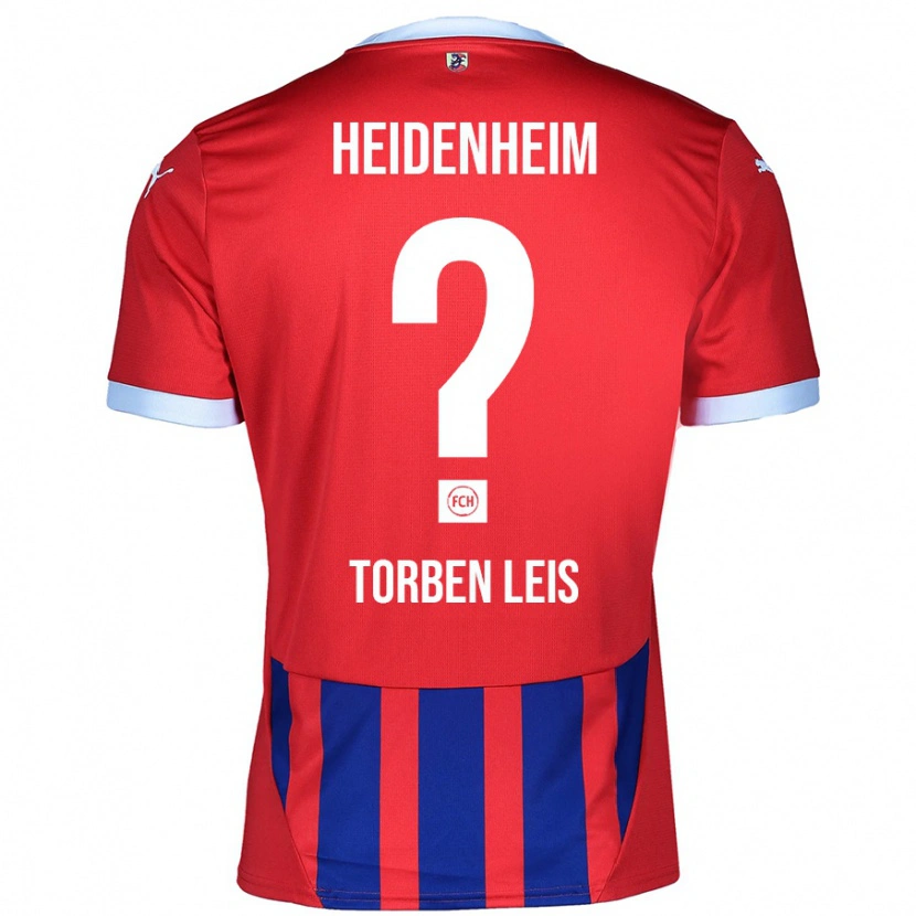 Danxen Kid Torben Leis #0 Red Blue Home Jersey 2024/25 T-Shirt