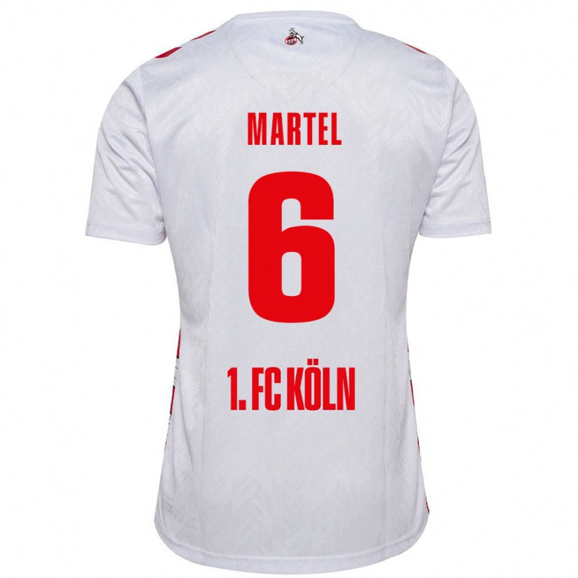 Danxen Kid Eric Martel #6 White Red Home Jersey 2024/25 T-Shirt