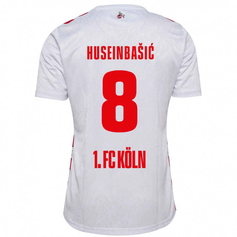 Danxen Kid Denis Huseinbasic #8 White Red Home Jersey 2024/25 T-Shirt