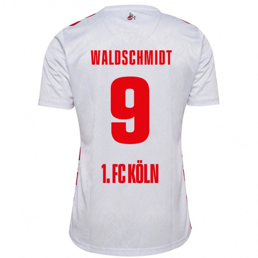 Danxen Kid Luca Waldschmidt #9 White Red Home Jersey 2024/25 T-Shirt