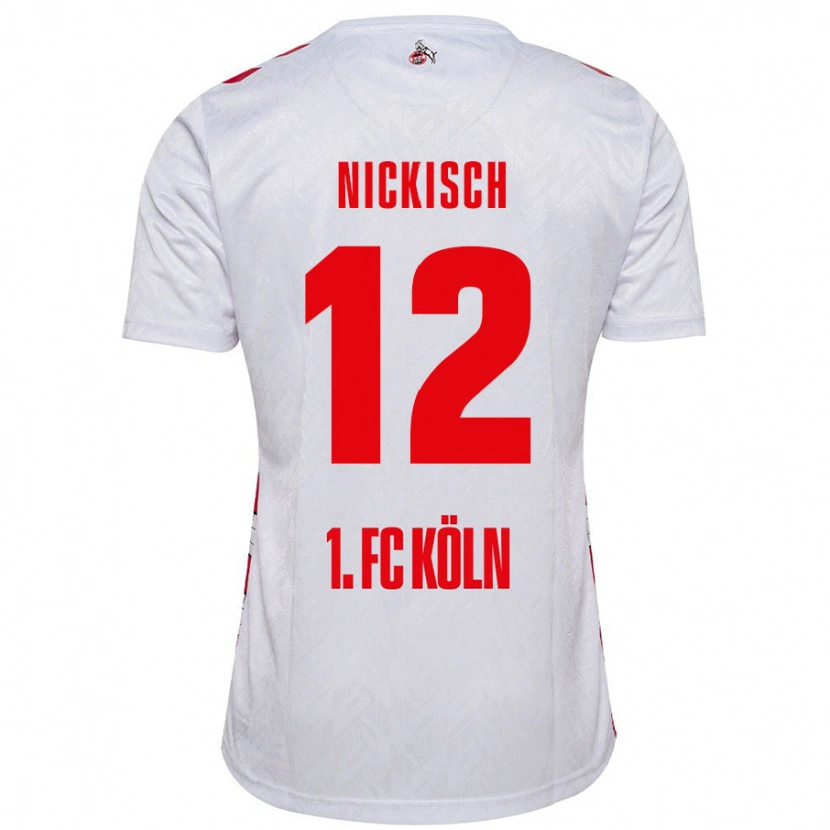 Danxen Kid Jonas Nickisch #12 White Red Home Jersey 2024/25 T-Shirt