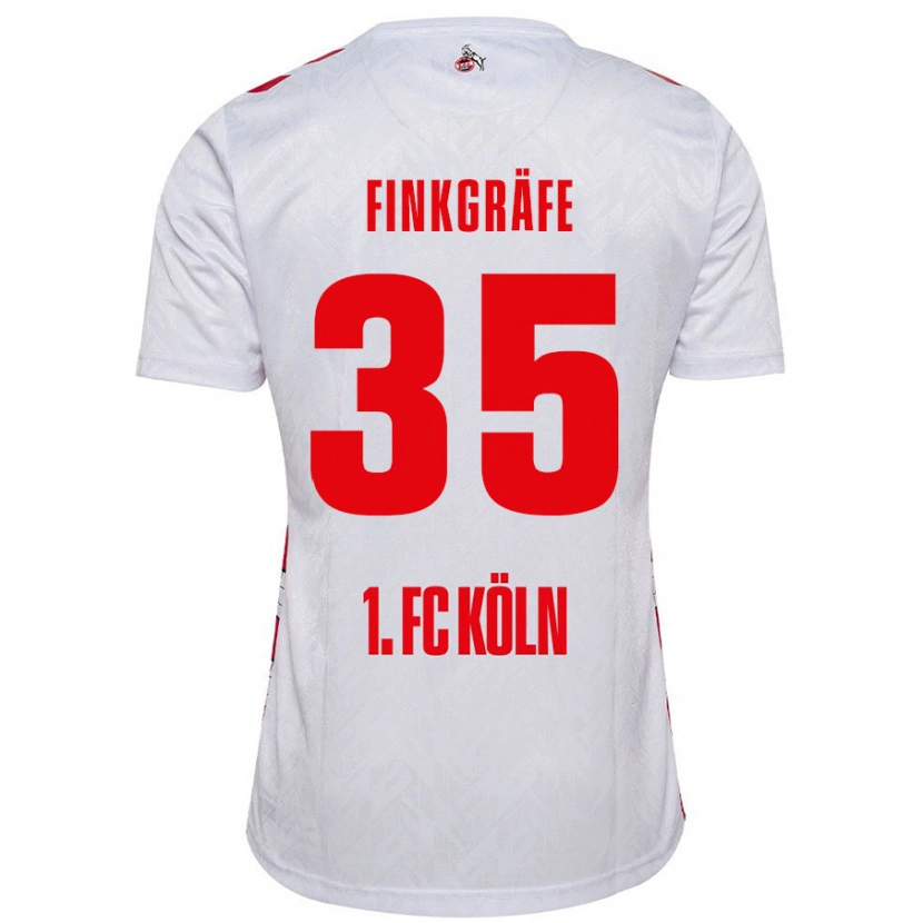 Danxen Kid Max Finkgräfe #35 White Red Home Jersey 2024/25 T-Shirt