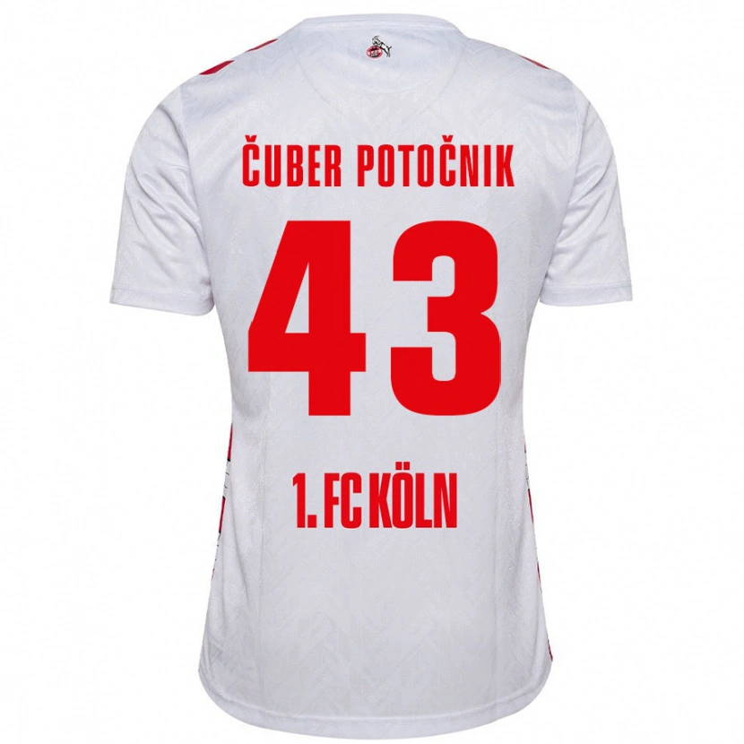 Danxen Kid Jaka Cuber Potocnik #43 White Red Home Jersey 2024/25 T-Shirt