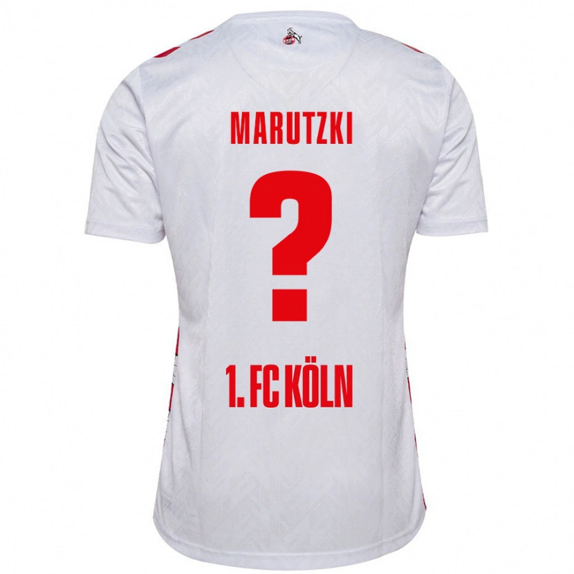 Danxen Kid Mikolaj Marutzki #0 White Red Home Jersey 2024/25 T-Shirt