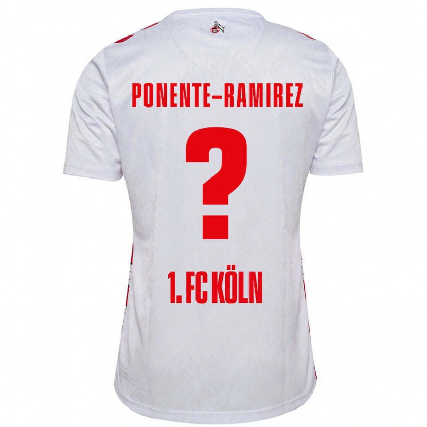 Danxen Kid Jason Ponente-Ramirez #0 White Red Home Jersey 2024/25 T-Shirt