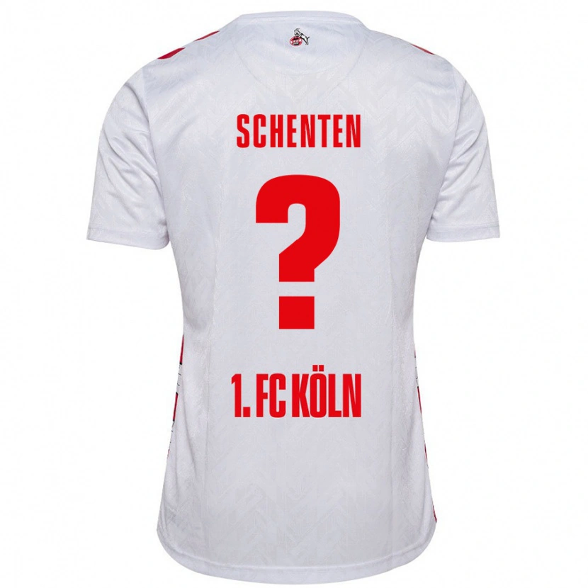 Danxen Kid Fynn Schenten #0 White Red Home Jersey 2024/25 T-Shirt