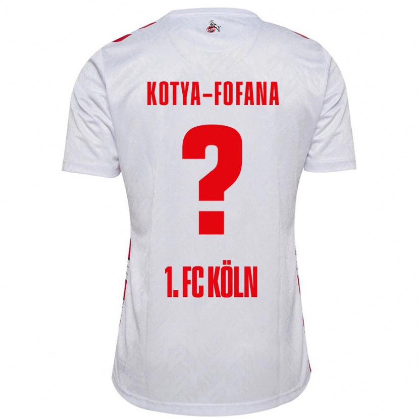 Danxen Kid Assad Kotya-Fofana #0 White Red Home Jersey 2024/25 T-Shirt