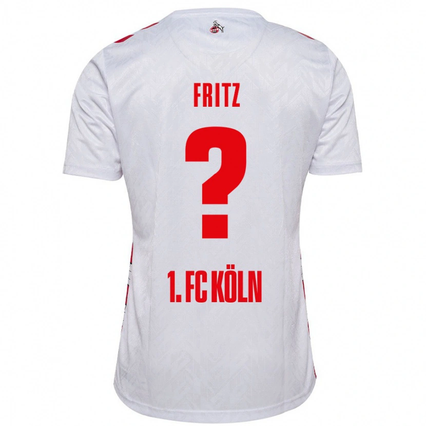 Danxen Kid Johannes Fritz #0 White Red Home Jersey 2024/25 T-Shirt