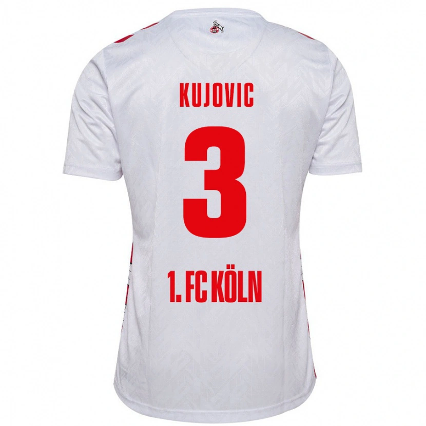 Danxen Kid Emin Kujovic #3 White Red Home Jersey 2024/25 T-Shirt