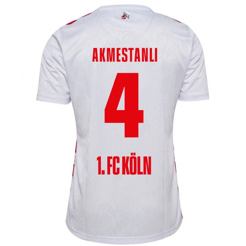 Danxen Kid Teoman Akmestanli #4 White Red Home Jersey 2024/25 T-Shirt