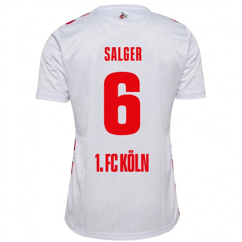 Danxen Kid Stephan Salger #6 White Red Home Jersey 2024/25 T-Shirt