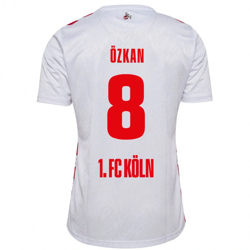 Danxen Kid Mikail Özkan #8 White Red Home Jersey 2024/25 T-Shirt