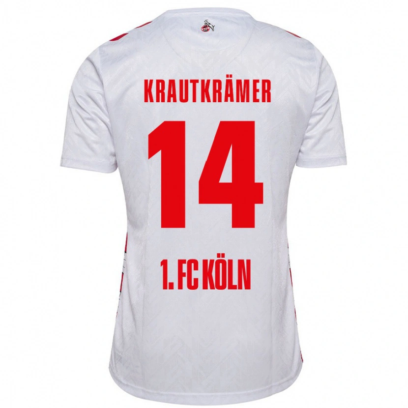 Danxen Kid Jakob Krautkrämer #14 White Red Home Jersey 2024/25 T-Shirt