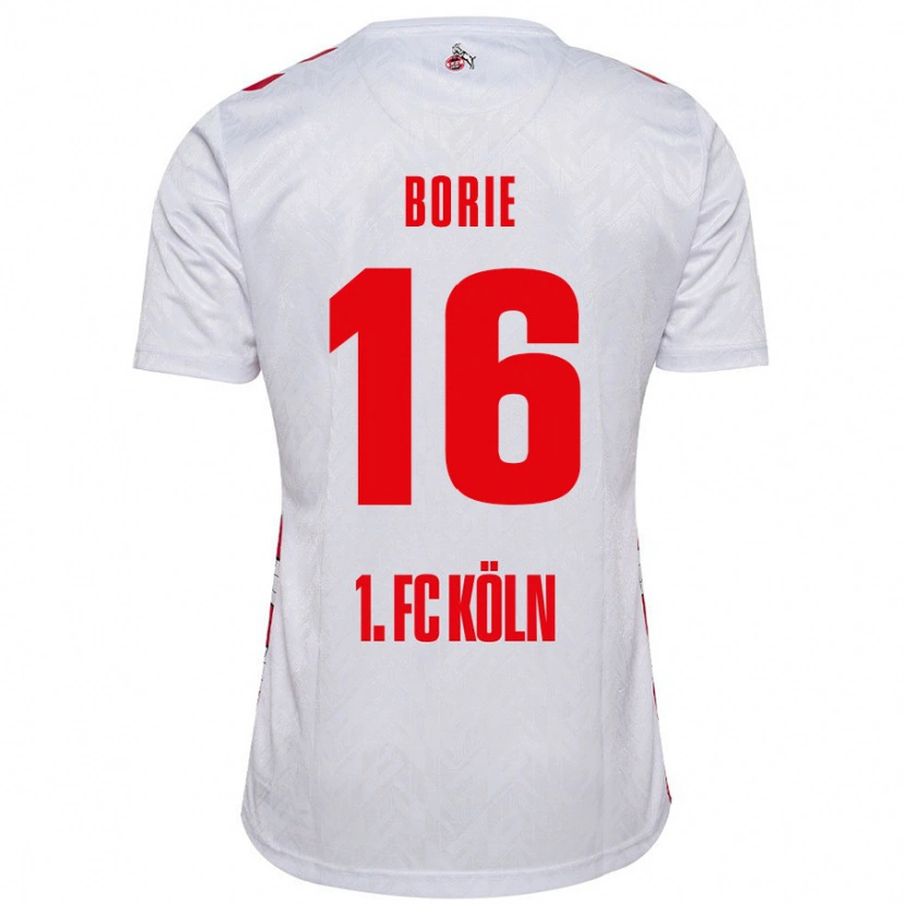 Danxen Kid Etienne Borie #16 White Red Home Jersey 2024/25 T-Shirt