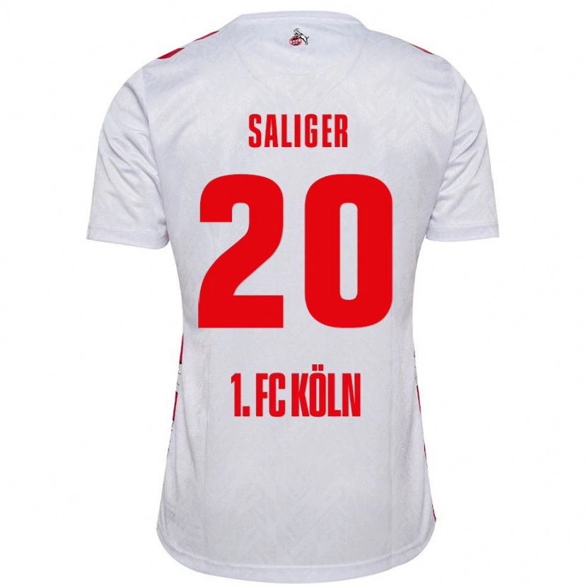 Danxen Kid Jonas Saliger #20 White Red Home Jersey 2024/25 T-Shirt