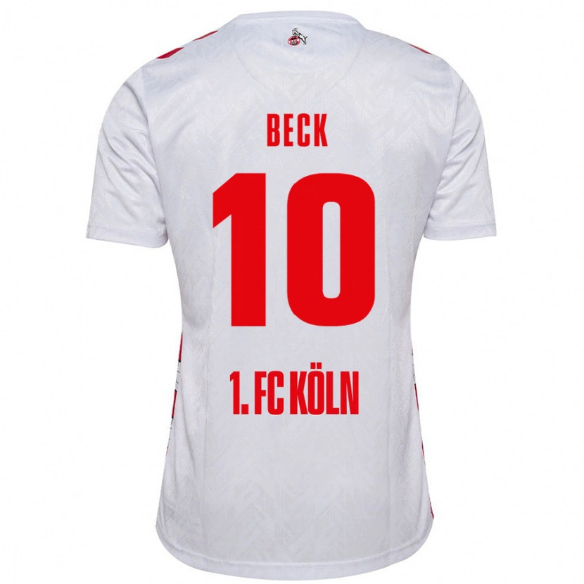 Danxen Kid Sharon Beck #10 White Red Home Jersey 2024/25 T-Shirt