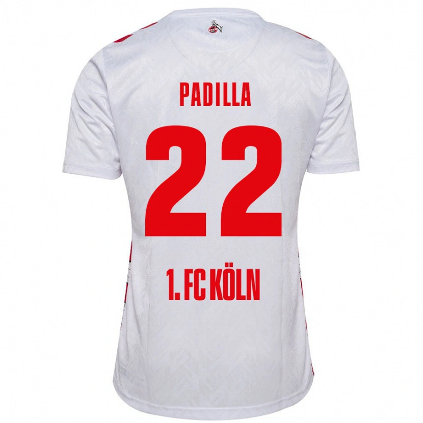 Danxen Kid Natalia Padilla #22 White Red Home Jersey 2024/25 T-Shirt