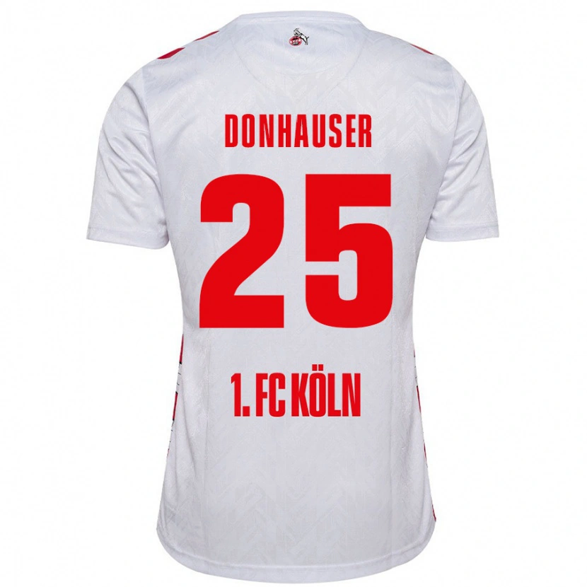 Danxen Kid Laura Donhauser #25 White Red Home Jersey 2024/25 T-Shirt