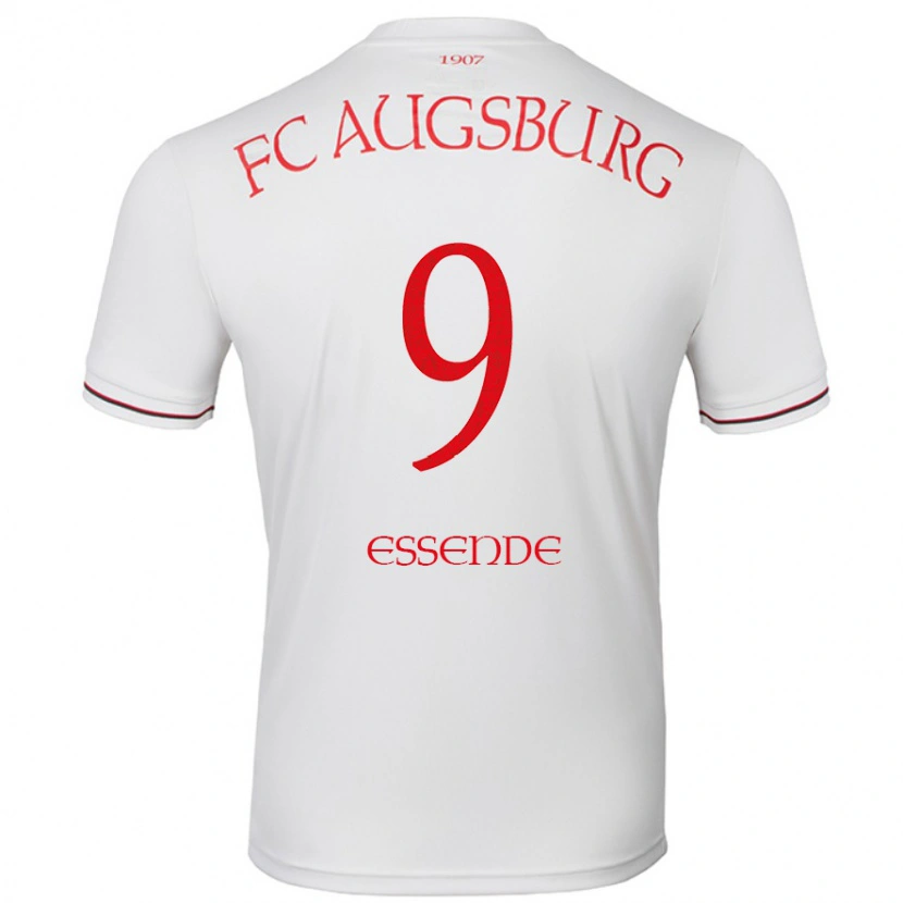 Danxen Kid Samuel Essende #9 White Home Jersey 2024/25 T-Shirt