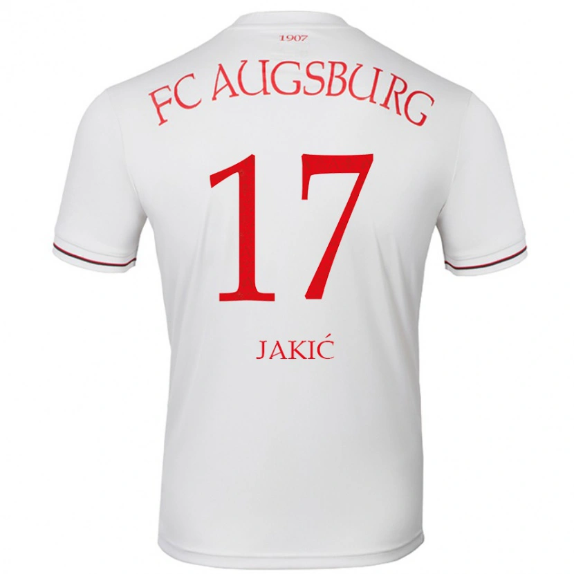 Danxen Kid Kristijan Jakic #17 White Home Jersey 2024/25 T-Shirt