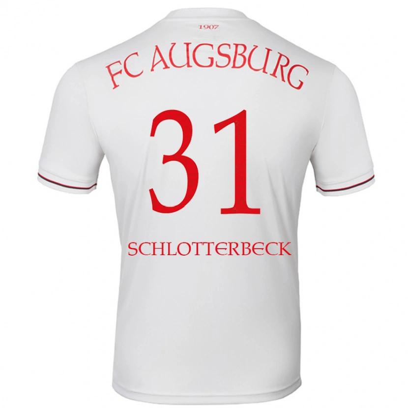 Danxen Kid Keven Schlotterbeck #31 White Home Jersey 2024/25 T-Shirt