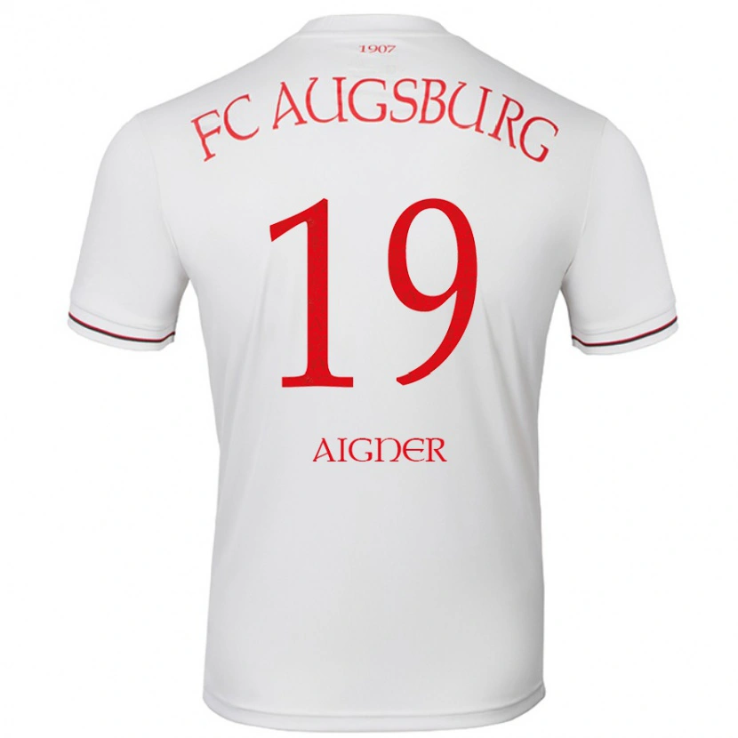 Danxen Kid Lukas Aigner #19 White Home Jersey 2024/25 T-Shirt