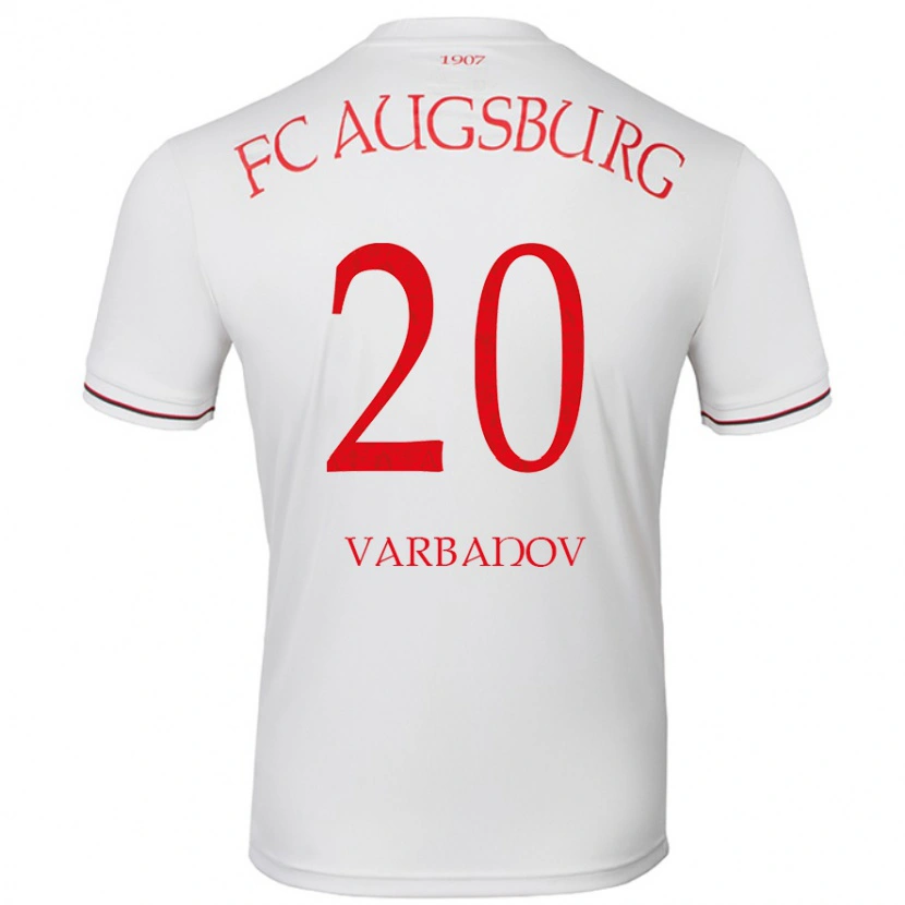 Danxen Kid Svetoslav Varbanov #20 White Home Jersey 2024/25 T-Shirt