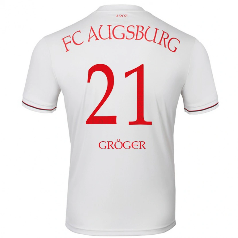 Danxen Kid Elias Gröger #21 White Home Jersey 2024/25 T-Shirt