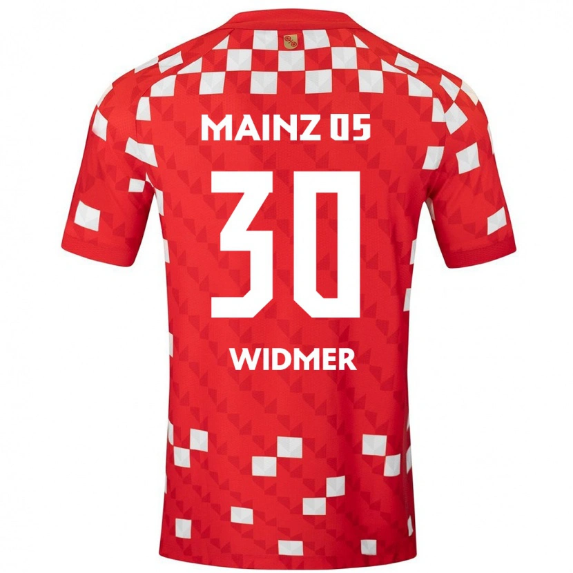 Danxen Kid Silvan Widmer #30 White Red Home Jersey 2024/25 T-Shirt